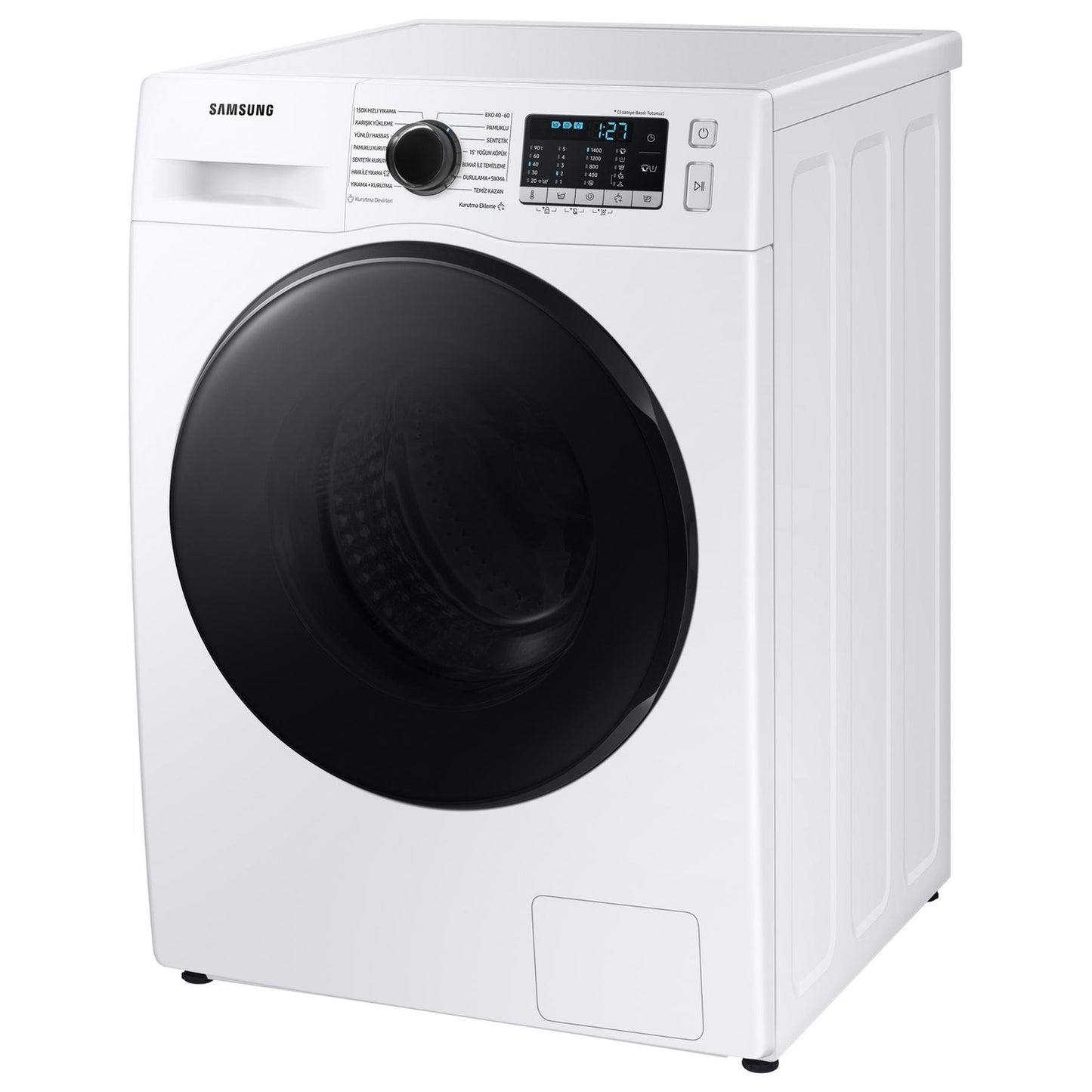 Samsung WD90TA046BE1AH 9 Kg/6 Kg 1400 Devir Beyaz Kurutmalı Çamaşır Makinesi